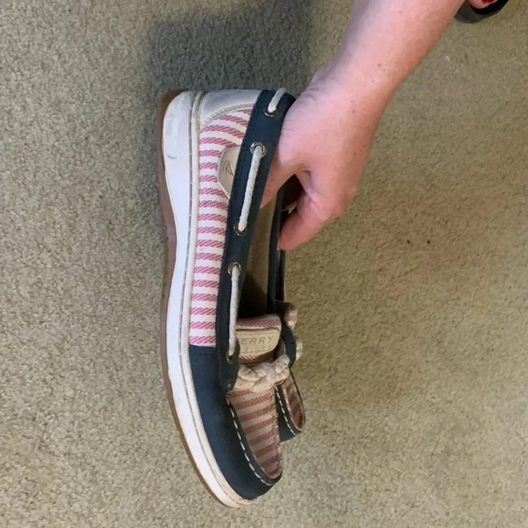 Sperry Top Sider, Women’s 7, red white & blue - Picture 4 of 6